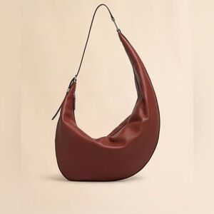*SOLD* Elegant Brown Leather Marni Dot Hobo Bag